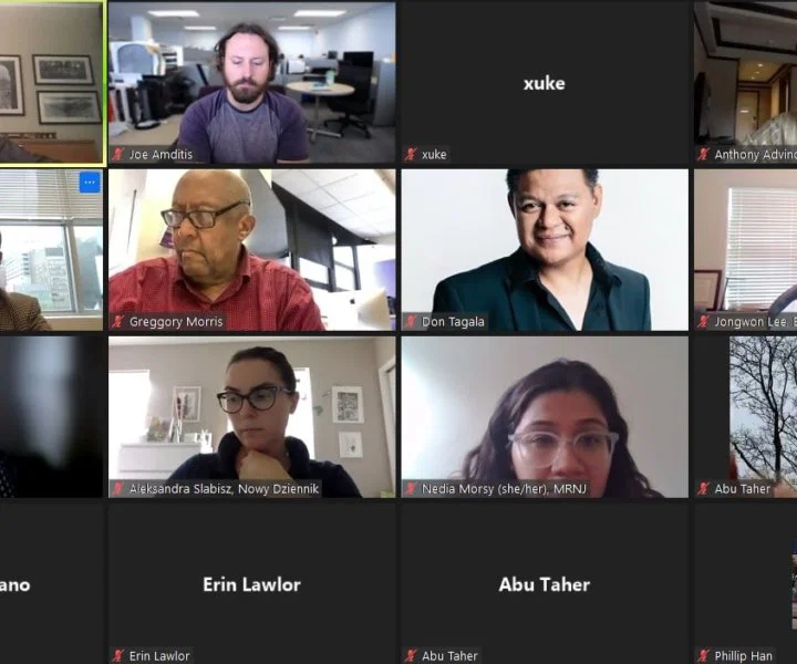 Muzaffar Chishti, Director of the MPI office at New York University School of Law and Nedia Morsy, Director of Organizing at Make the Road NJ, speak with ethnic media reporters in the New Jersey/New York area about the COVID-19 impact on immigrants.