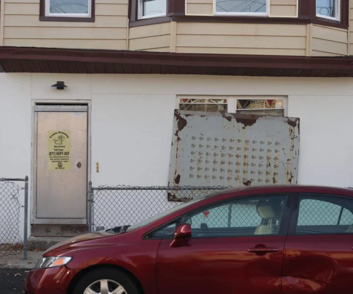 A vacated home in the northern part of Paterson, a city of nearly 150,000 in Passaic County, New Jersey.